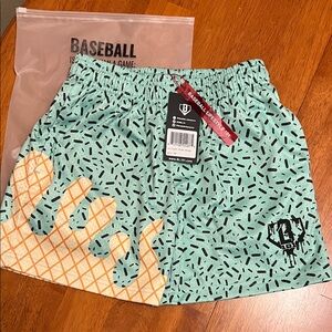 Mint Green Baseball Lifestyle 101 Shorts
